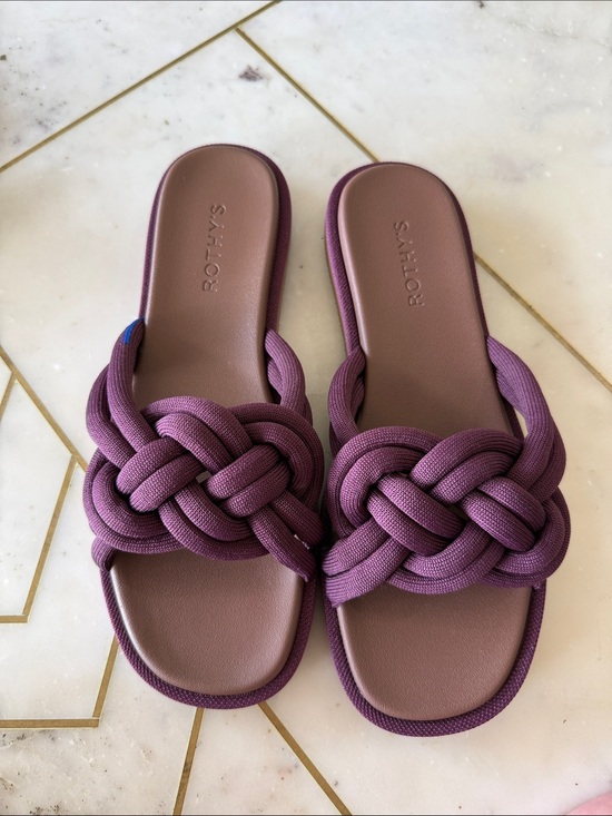 Rothy's Shoes - New Rothy's Raspberry Purple The Summer Sandal